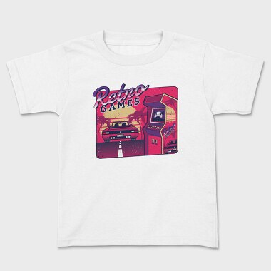 Retro Games Car, Детска Тениска