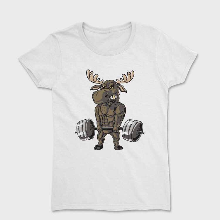 Moose Lifting, Women's T-Shirt