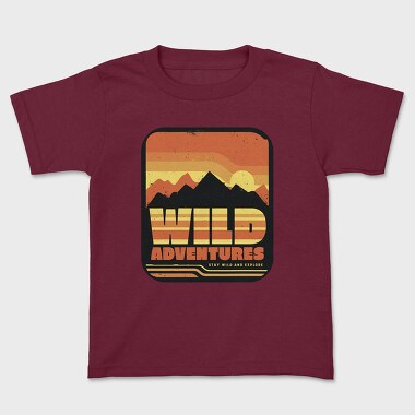 Retro Sunset Wild Adventures, Детска Тениска
