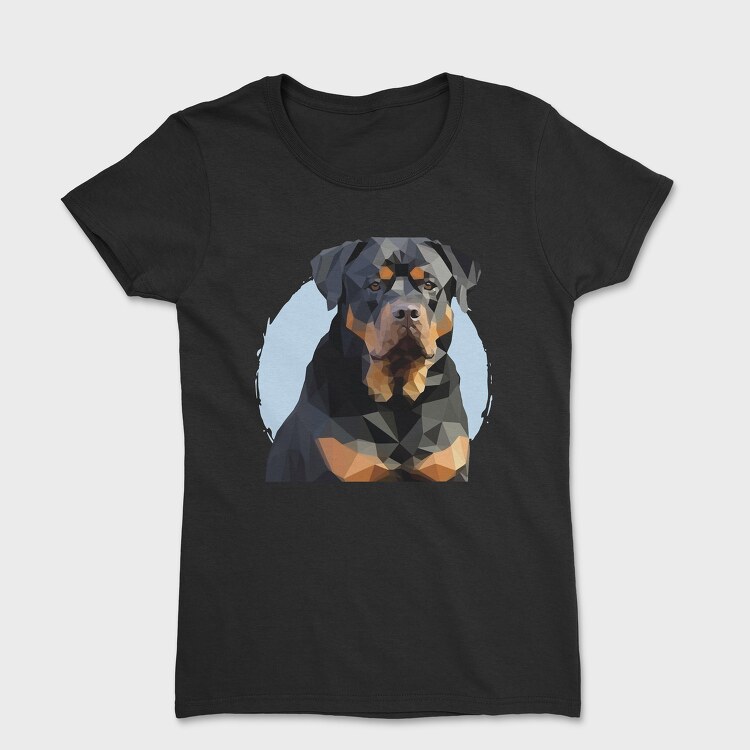 Mosaic Rottweiler, Women's T-Shirt
