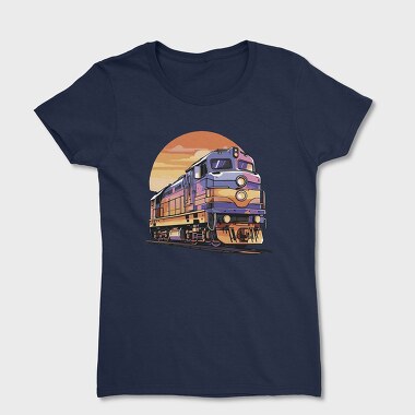 Retro Train, Women's T-Shirt