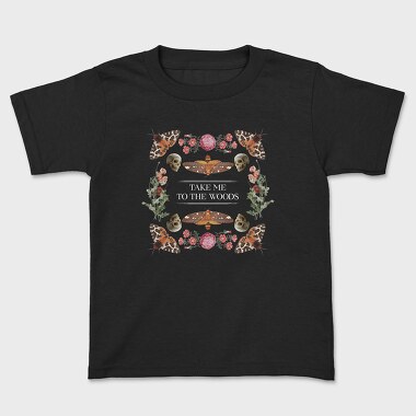 Moth Mandala, Kids' T-Shirt