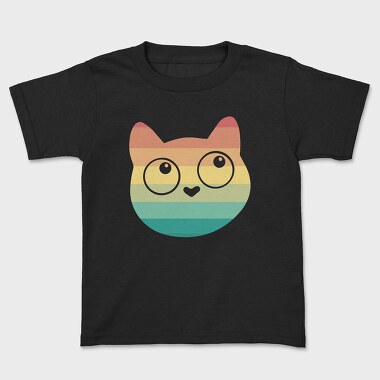 Retrocat, Kids' T-Shirt