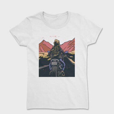 Motorbike Landscape, Women's T-Shirt