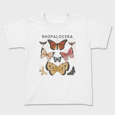 Rhopalocera, Kids' T-Shirt