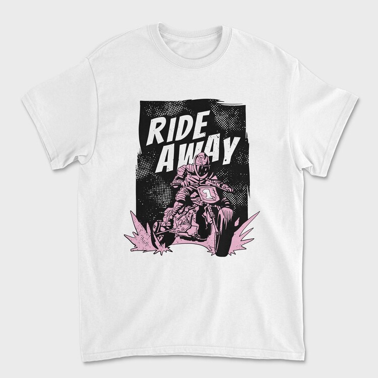 Ride Away, Унисекс Мъжка Тениска