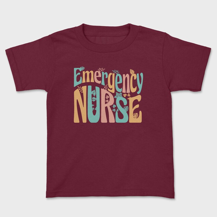 Emergency Nurse, Kids' T-Shirt