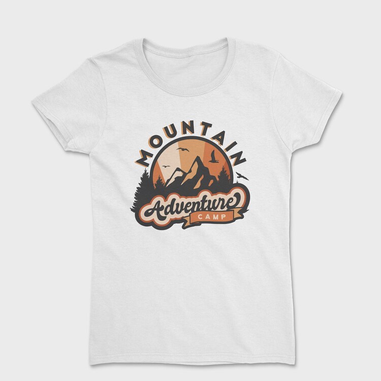 Mountain Adventure Camp, Women's T-Shirt