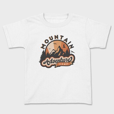 Mountain Adventure Camp, Kids' T-Shirt