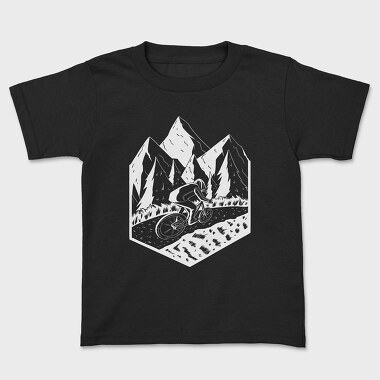 Kids' T-Shirt, Mountain Biker
