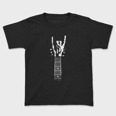 Rock Hand Guitar, Kids' T-Shirt