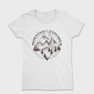 Mountain Explorer Lines, Women's T-Shirt