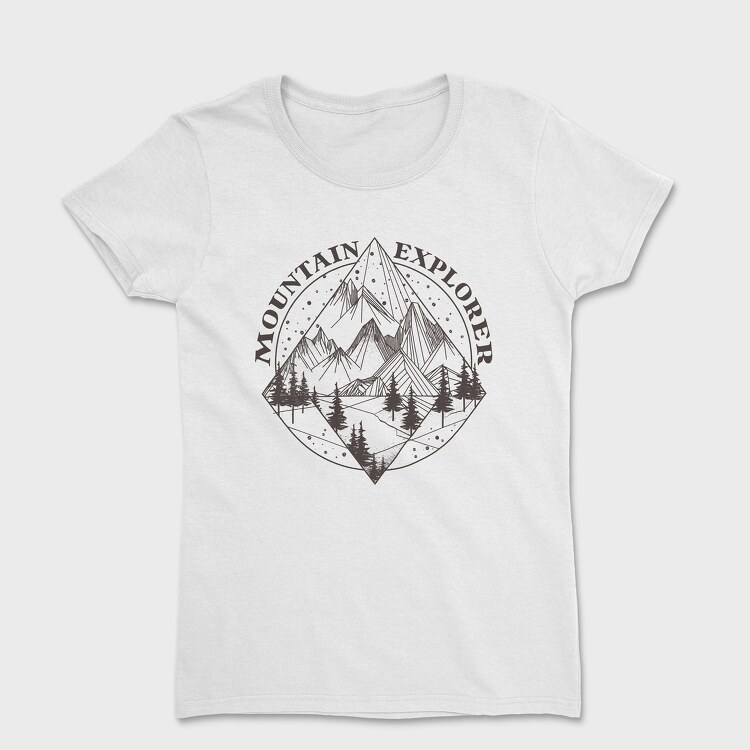 Mountain Explorer Lines, Women's T-Shirt