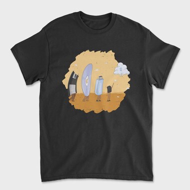 Evolution of Hard Disk, Unisex Men's T-Shirt