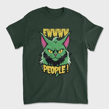 Ew People Green Cat, Unisex Men's T-Shirt