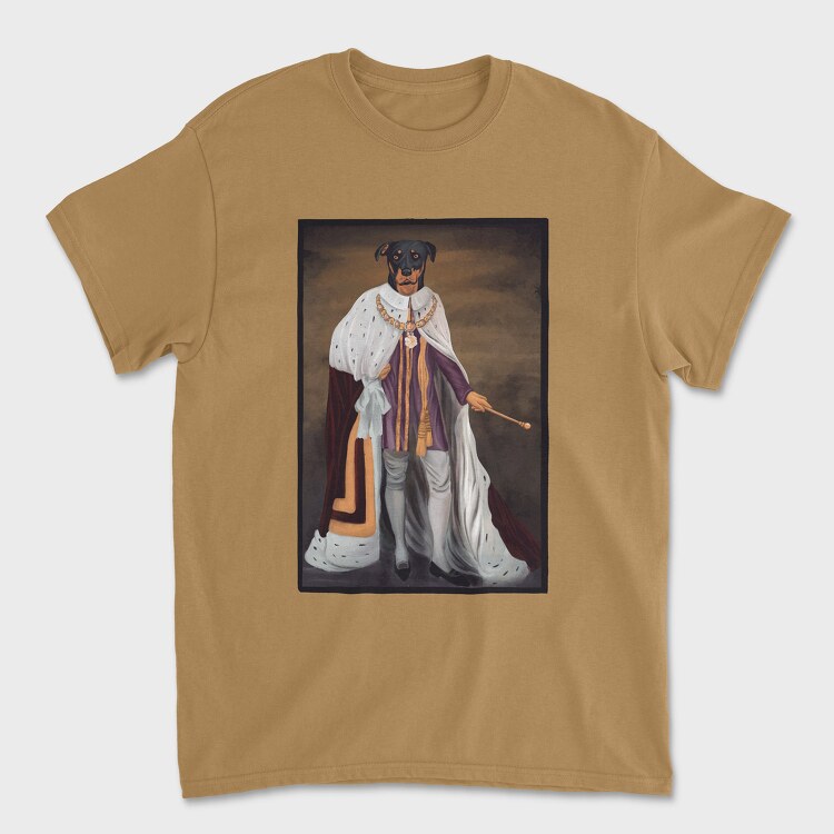 Royal Dog, Unisex Men's T-Shirt