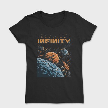 Explore Infinity Settle Anywhere, Women's T-Shirt