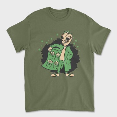 Mushroom Alien 2, Унисекс Мъжка Тениска