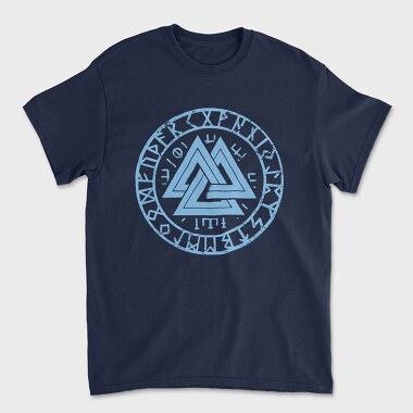 Runes Viking Valknut, Unisex Men's T-Shirt
