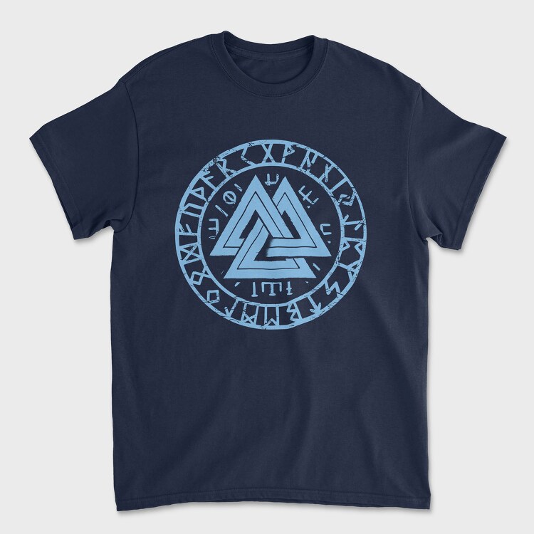 Runes Viking Valknut, Unisex Men's T-Shirt