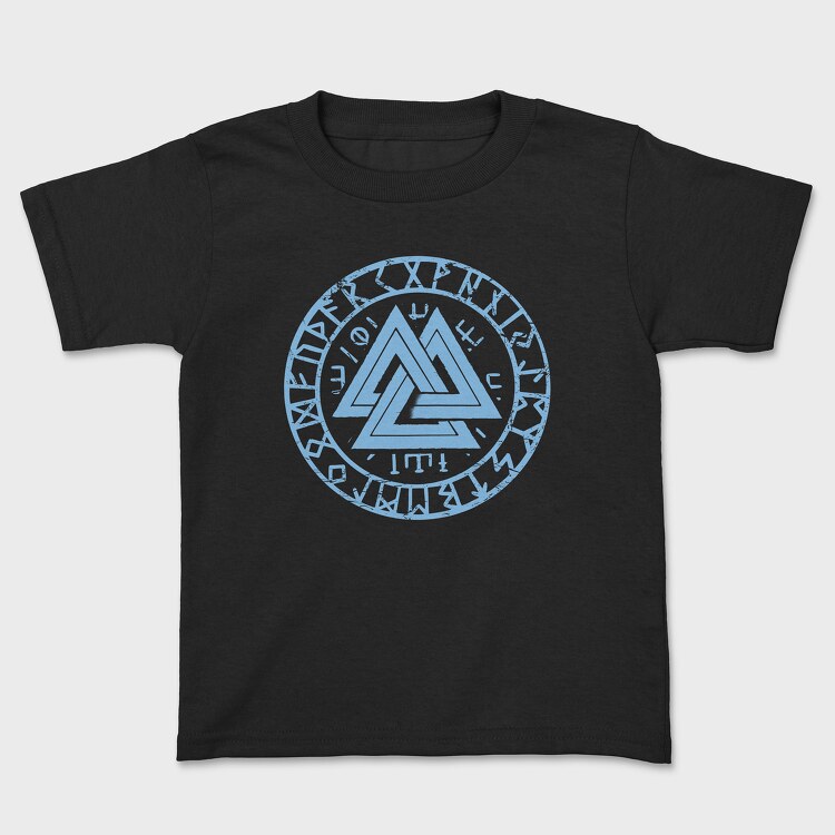 Runes Viking Valknut, Kids' T-Shirt