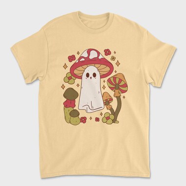 Mushroom Ghost, Unisex Men's T-Shirt