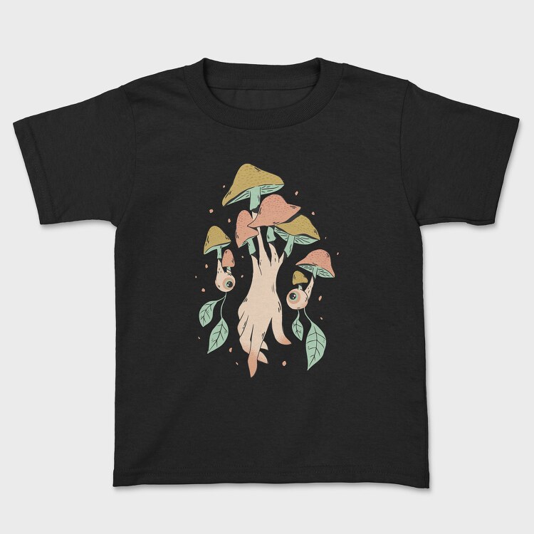 Mushroom Hand, Kids' T-Shirt