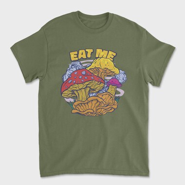 Унисекс Мъжка Тениска, Mushrooms Eat Me