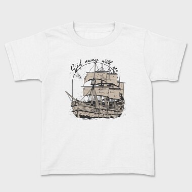 Sail Away With Me, Kids' T-Shirt