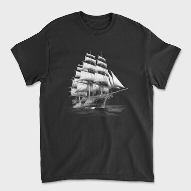 Sail Ship, Unisex Men's T-Shirt