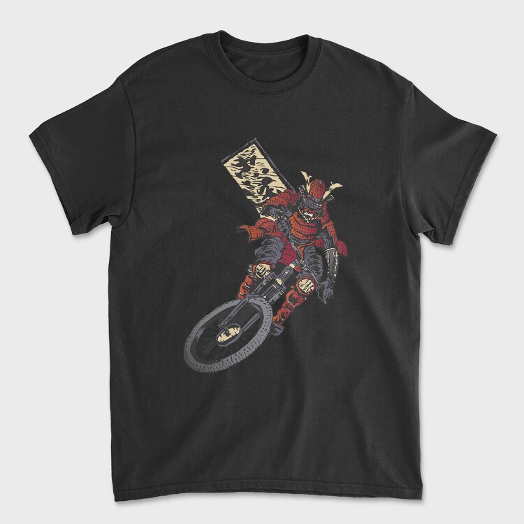 Samurai Biker, Унисекс Мъжка Тениска