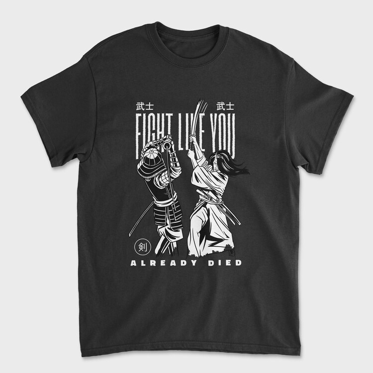 Samurai Fight, Unisex Men's T-Shirt
