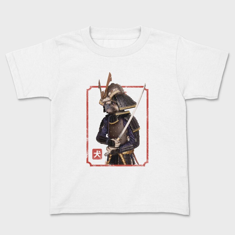 Samurai Pug, Kids' T-Shirt