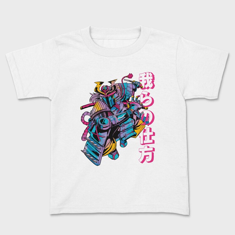 Samurai Sci Fi Warrior, Kids' T-Shirt