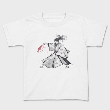 Kids' T-Shirt, Samurai Woman Finisher