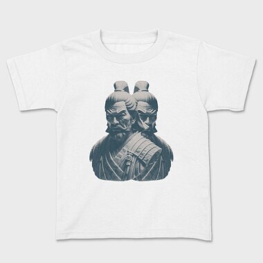 Samurais Monochrome, Kids' T-Shirt