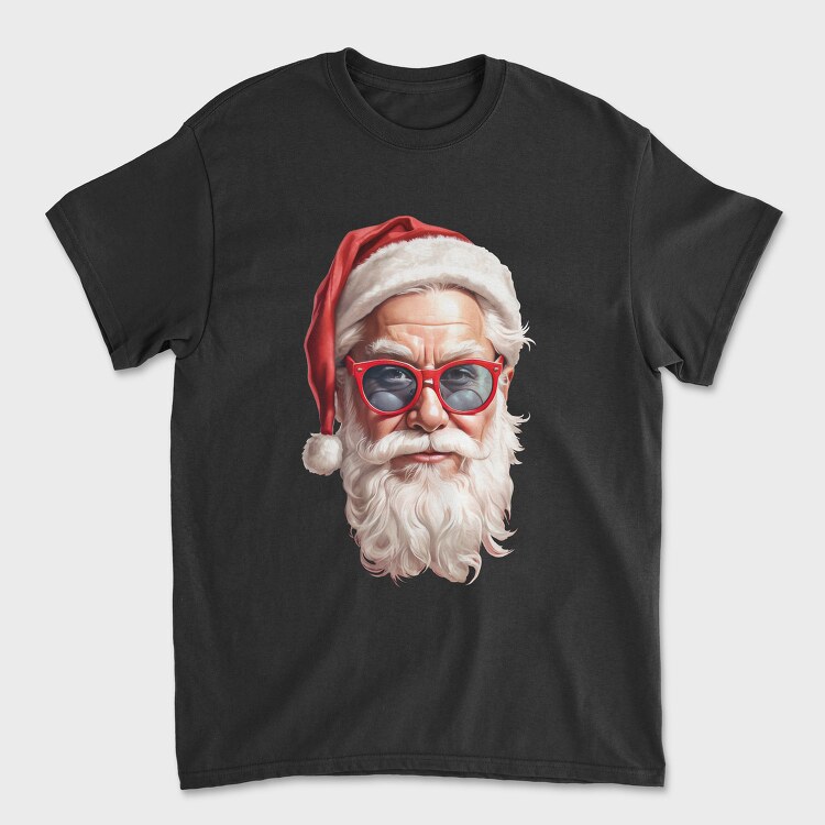 Santa Claus Detail Face, Unisex Men's T-Shirt