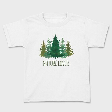 Nature Lover Pines, Kids' T-Shirt