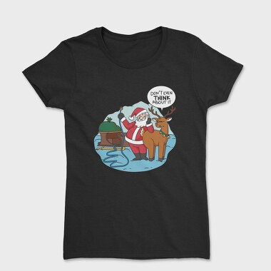 Naughty Santa, Women's T-Shirt