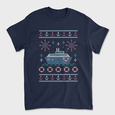 Унисекс Мъжка Тениска, Nautic Ugly Sweater