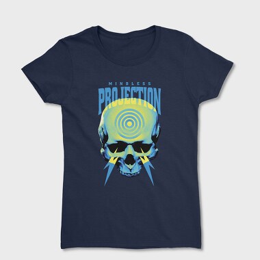 Negative Skull Circles, Women's T-Shirt
