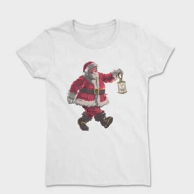 Santa Walking, Women's T-Shirt
