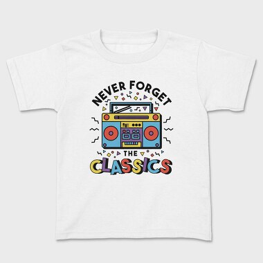 Never Forget Classic, Kids' T-Shirt