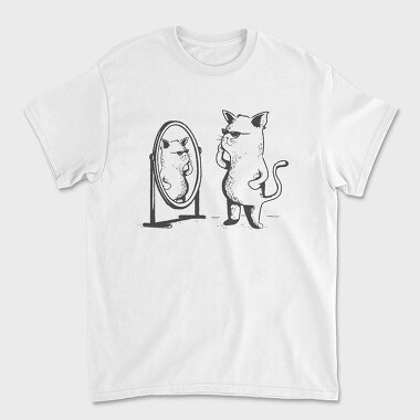 Sassy Cat, Unisex Men's T-Shirt