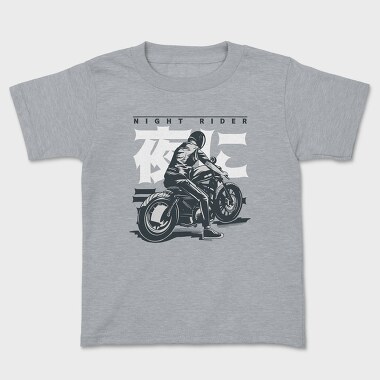 Night Rider, Kids' T-Shirt