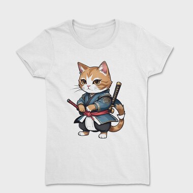 Ninja Cat, Women's T-Shirt