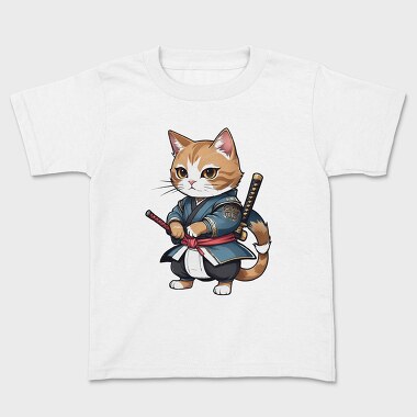 Детска Тениска, Ninja Cat