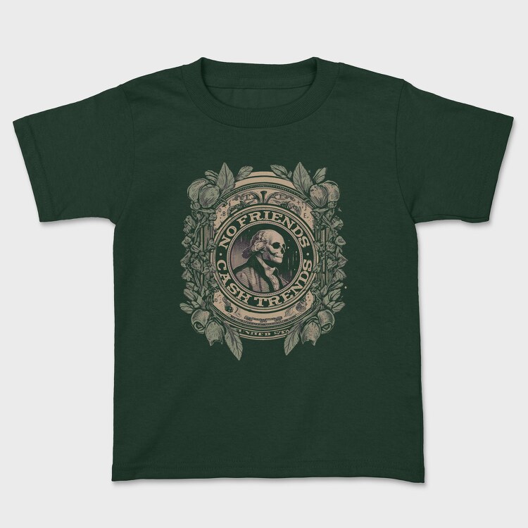 No Friends Cash, Kids' T-Shirt