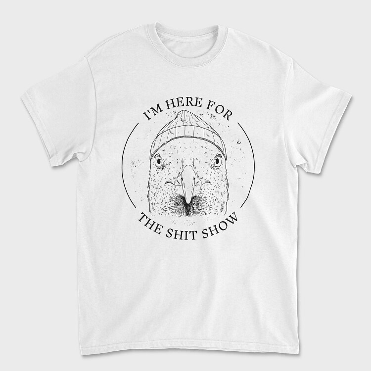Seagull Shit Show, Унисекс Мъжка Тениска