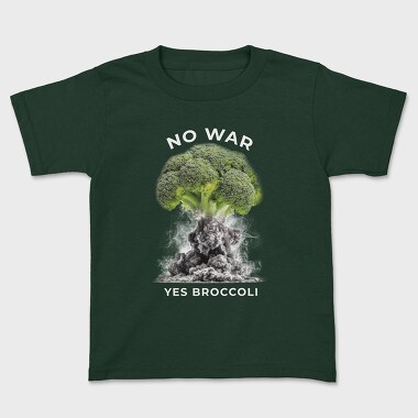 No War Yes Brocoli, Детска Тениска